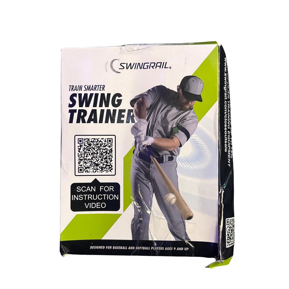 NEW SWINGRAIL Baseball Softball Batting Swing Trainer Training Aid